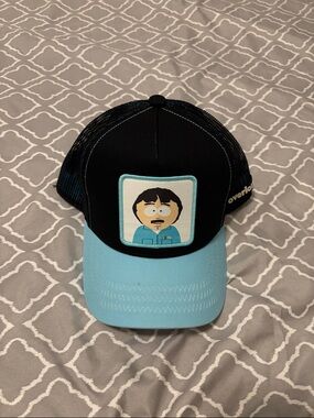 Overlord X South Park - Randy light blue and black mesh hat.